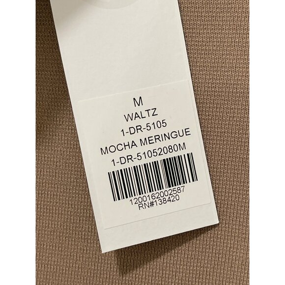 Carlisle Mocha Knit Applique Dress Medium NWT - Picture 4 of 6